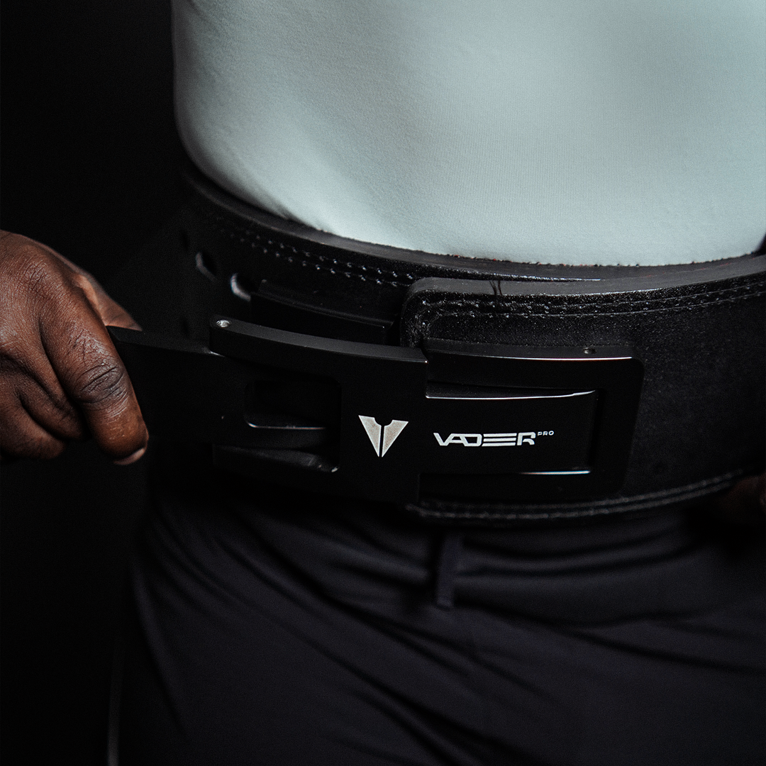 13mm Leather Weightlifting Belt — Double Lever Edition
